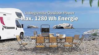 Power Queen 12V 100Ah Mini LiFePO4 Batterie