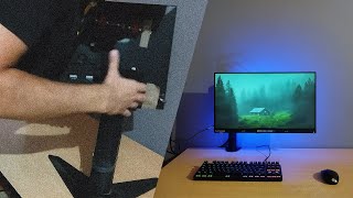 Making my design workspace minimal | monitor mount