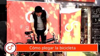 Cómo plegar la bicicleta eléctrica