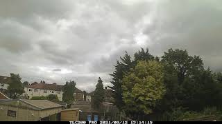 Day timelapse 12th August 2021, Cloudy and drizzle early, London