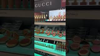 Sephora’s new Gucci collection makeup 🎀 #gucci #sephora #makeupbrands #highend #shortsvideo