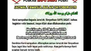 Tawasulan poskab sapujagat bulanan 10 oktober 2019