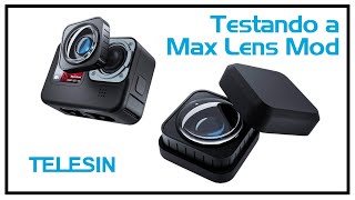 Testando a Max Lens Mod - Telesin - GoPro Hero 9 e 10