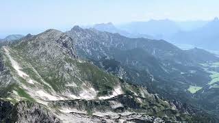 Beautiful panoramic view of Austrian alps : Großer Phyrgas, highest summit Haller Mauern range