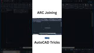 How  to Join Arc in AutoCAD |Gobeshona  #autocadtricks