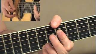 Chord Progression down D shape Guitar Exercise