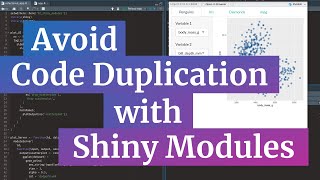 Avoid code duplication with Shiny modules