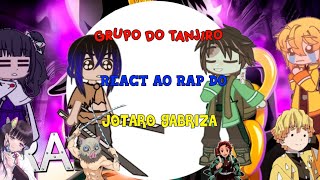 Grupo Do Tanjiro Reagindo ao Rap do Jotaro (Modo Berserk) JoJo's Bizarre Adventure - | Gabriza ♫