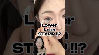 Lower lash stamp !!? Scam or not 🤔 #lashes #falsies #douyinmakeup #xiaohongshumakeup #cbeauty