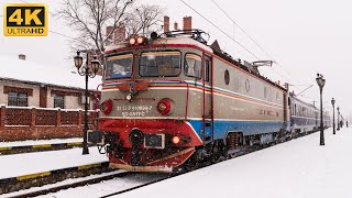 Trenuri în zăpadă - Suceava - 06.02.2021 [4K]