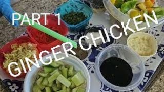 GINGER CHICKEN 🐔,  An exclusive Indian Chinese Delicacy.  Study Guide video, EP#79.