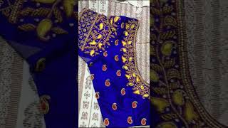 Latest maggam work designer blouse 2023 ❤️ #youtube #trending #designerblouse #ytshorts #ashortaday