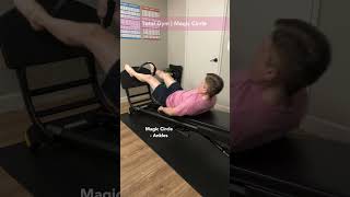 Total Gym Pilates - Single & Double Leg Squats With Magic Circle #shorts #totalgym