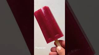 Homemade popsicles