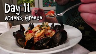 Left Prague going to Athens and found out what Greek Seafood Risotto tasted like for the first time