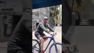 Salman Khan Cycling On The Road #salmankhan #Khan #Indainhero #bollywood