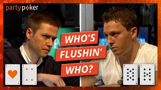 #80 - Flush Off: Trickett v Timoshenko | Top 100 Greatest Poker Moments | partypoker