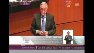 Estamos de vuelta a la centralización, presidente es el dueño de todos los recursos, Sen  Bartlett