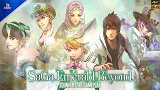 SaGa: Emerald Beyond  20 minutes of Gameplay in 4K HDR