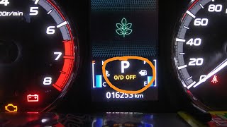 Mitsubishi Xpander Overdrive "OD/OFF" button | how it works?