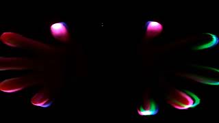 LED Gloving Performance by Blurrlightshows to STFU by BroHaun