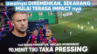 Bersih-Bersih Pemain Tua Menghasilkan Era Baru Barca, Flick buat Barca main 90mnt Pressing TIKI taka