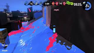 [Splatoon 2] Practice a new weapon... and boom! funny moment