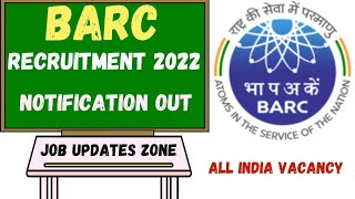 Bhabha atomic research centre recruitment 2022 | 45,000 Salary #barc