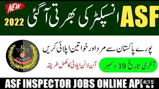 latest Government jobs in ASF| New Jobs 2022 in Pakistan Today| Govt Vacancies| New Jobs in Pakistan