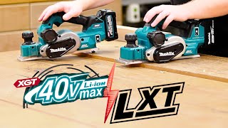 Makita 40V XGT Planer Compared With 18V LXT Planer | KP001G & DKP181