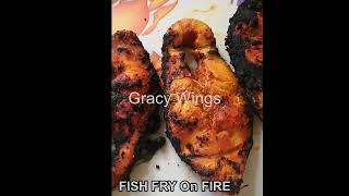 Fish Fry On Fire || చేపల ఫ్రై ఇలా చేస్తే మరింత రుచిగా చాలా బాగుంటుంది #ytshorts #fishfry #viral