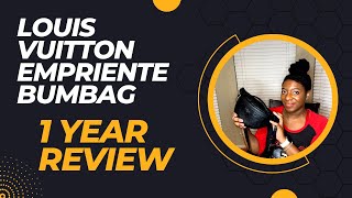 LOUIS VUITTON EMPRIENTE BUMBAG: 1 YEAR REVIEW