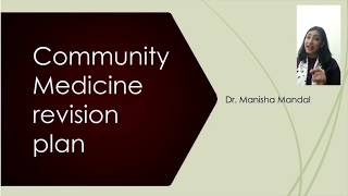 Video No.74 Last Minute Revision in Community Medicine Before NEET by MedMiracle