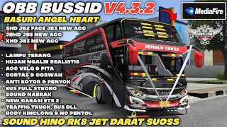 SHD JB3 V4.3.2🤩 UPDATE OBB BUSSID V4.3.2 SOUND HINO RK8 JET DARAT SUOSS | GRAFIK HD