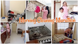 Morning Cleaning Marathon|| mom of two|| motivational || Petitemama