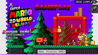 paso de 3D a 2D-Super Mario 2D World Deluxe (Gameplay)