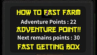 Trick How To Fast Farming Adventure Point & Box!! The Wild Darkness!