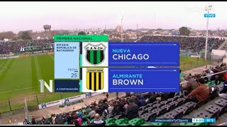 Nueva Chicago 2 - 2 Almirante Brown (Primera Nacional 2022) [PARTIDO COMPLETO]