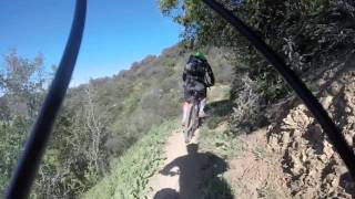 Mountain Biking Farmer's Singletrack in Santa Monica Mountains MTB 01