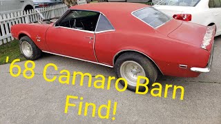 1968 Chevrolet Camaro SS BARN FIND Sitting Since 1999! Is it Real? New Project, Muscle Car Style!