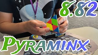 8.82 Pyraminx Single | OKC Cube-Off Winter 2024 • Ronaldo Zavala