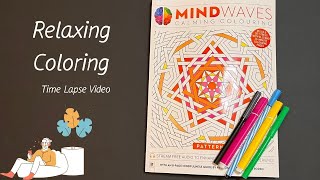 MindWaves Coloring Part 1 | relaxing coloring time lapse video