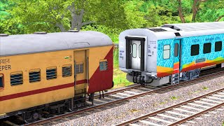 LHB HUMSAFAR COUPLING ICF UTKRISHT | BUMPY RAILROAD | RAILWORKS | TRAIN SIMULATOR 2022 | RAILROAD