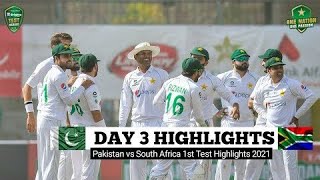 Pakistan vs South Africa 1st Test Day 3 Full Highlights 2021 Karachi WCC2 Gameplay