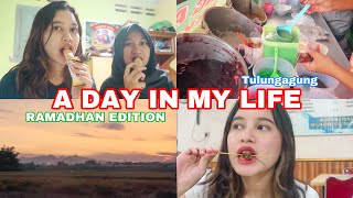 A DAY IN MY LIFE : RAMADHAN EDITION! berburu takjil, kuliner tulungagung, ke sawah | Aurelliaurel