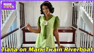 We Meet Princess Tiana at Disneyland on the Mark Twain Riverboat - 2024