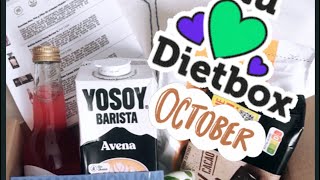 UNBOXING DIETBOX Octubre 2024 @mydietbox