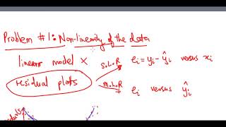 Problem #1 - Non linearity of the Data