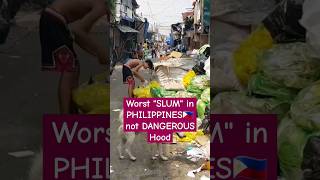 Worst "SLUM" in PHILIPPINES🇵🇭 not DANGEROUS Hood | Solo Walk TOUR #slum #slumarea #worstslum #yt