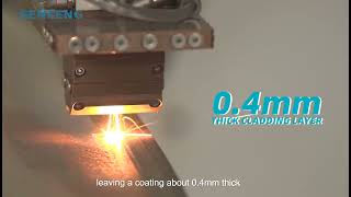 Laser Cladding Machine Test Samples - Laser Cladding process turbine blades